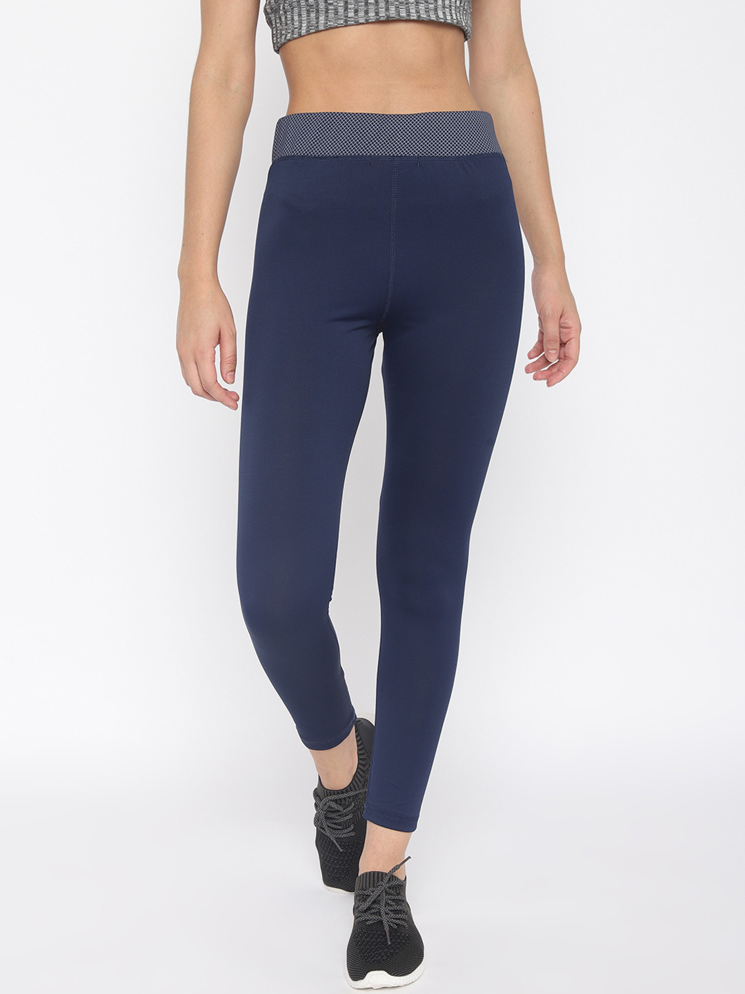 Buy Newport Women Navy Blue Solid Tights Tights for Women 10235899