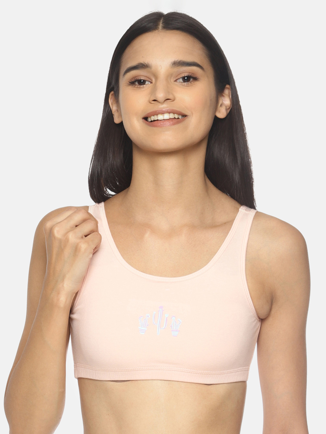 Buy BRAG Beige Solid Non Wired Non Padded Beginners Bra MBA04SK04 Bra