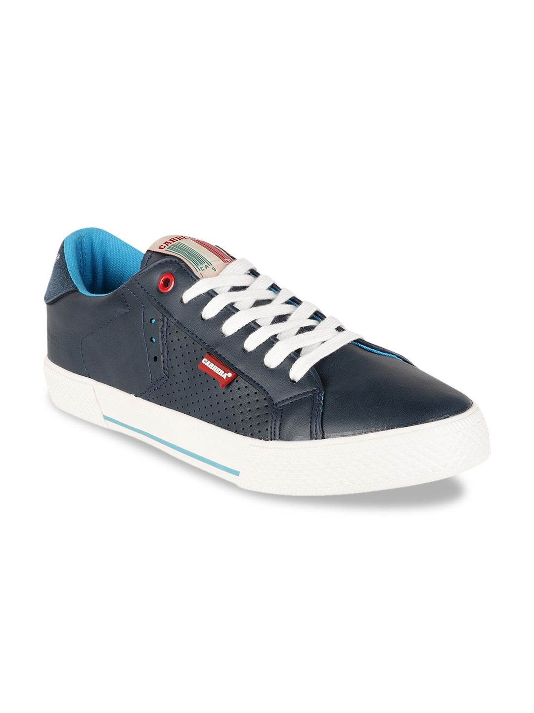 Carrera Black Polyurethane Men Sneaker
