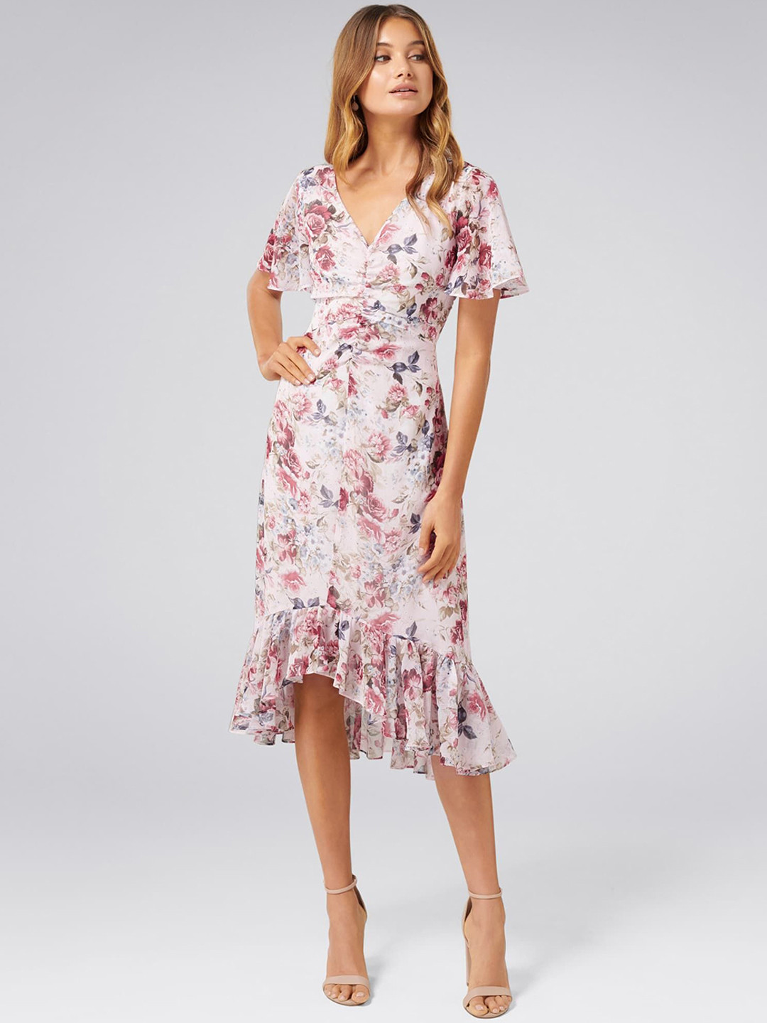 Buy Forever New Women Multicoloured Printed Sheath Dress Dresses for