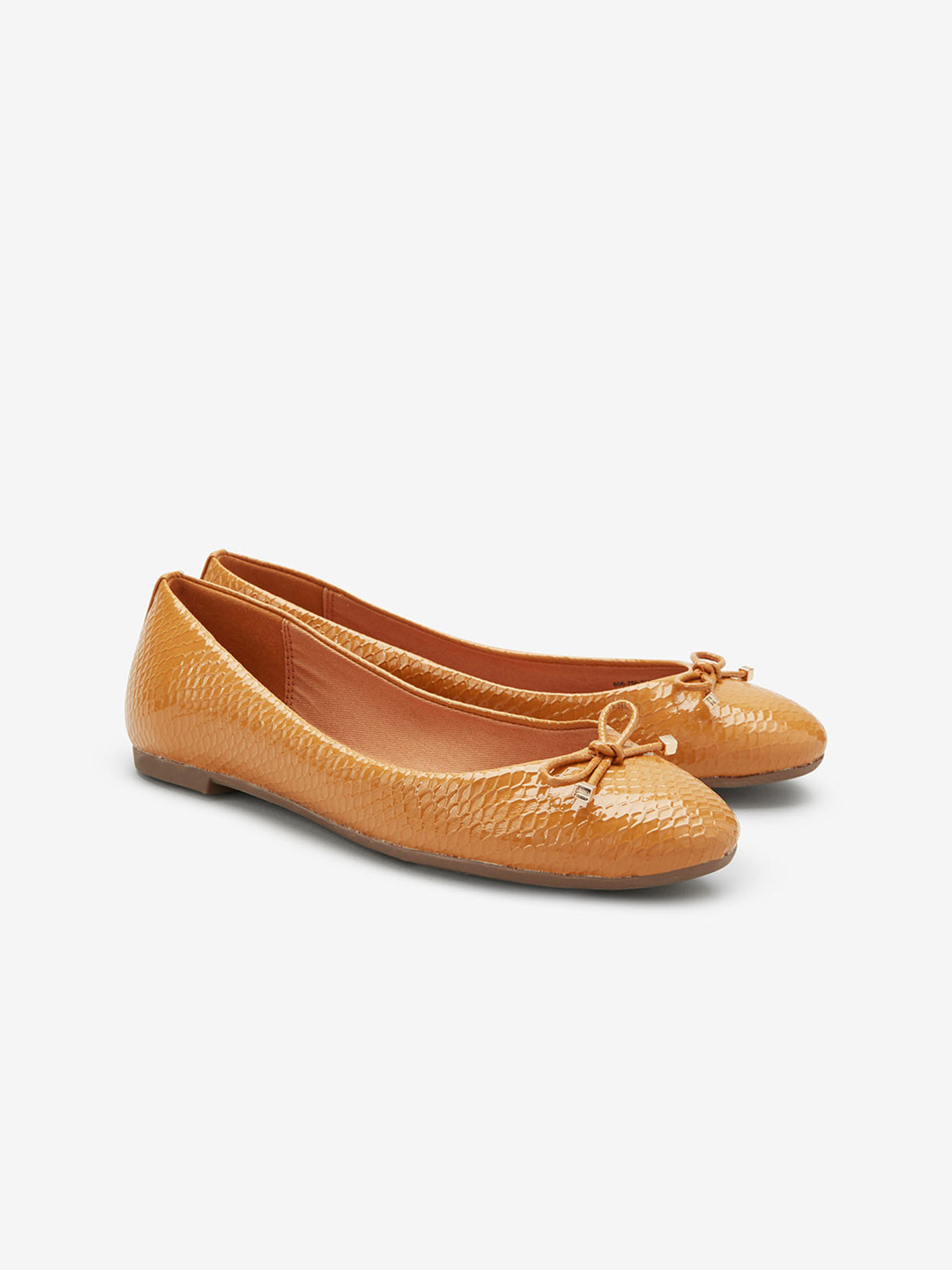 Buy Next Women Yellow Solid Ballerinas Flats for Women 10297253 Myntra