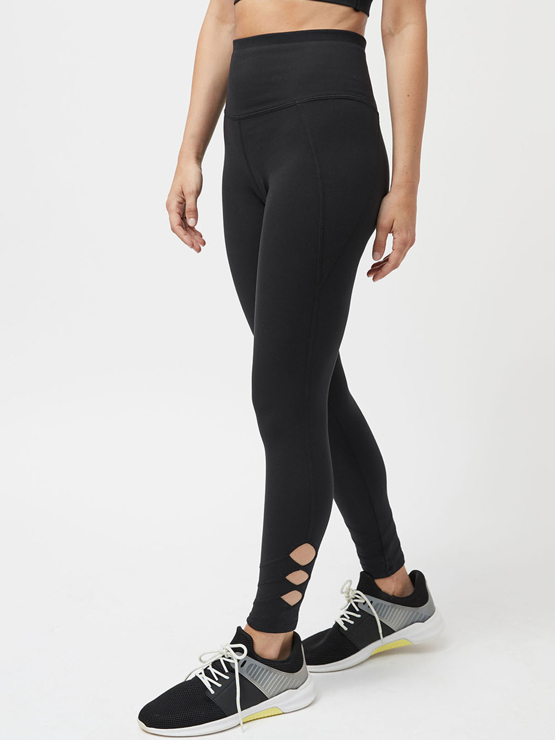 Buy Next Women Black Solid Ankle Length Leggings Leggings for Women