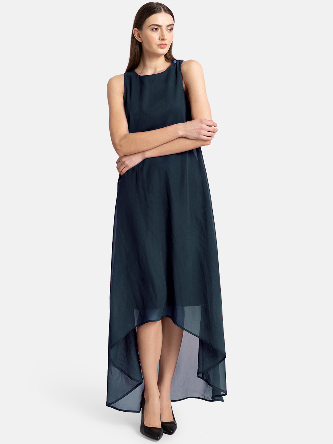 Buy Kazo Women Green Maxi Dress Dresses for Women 10343273 Myntra