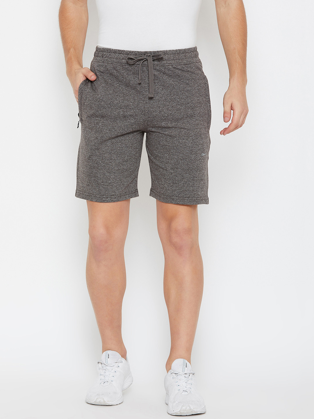 Buy Okane Men Black Solid Slim Fit Sports Shorts Shorts for Men