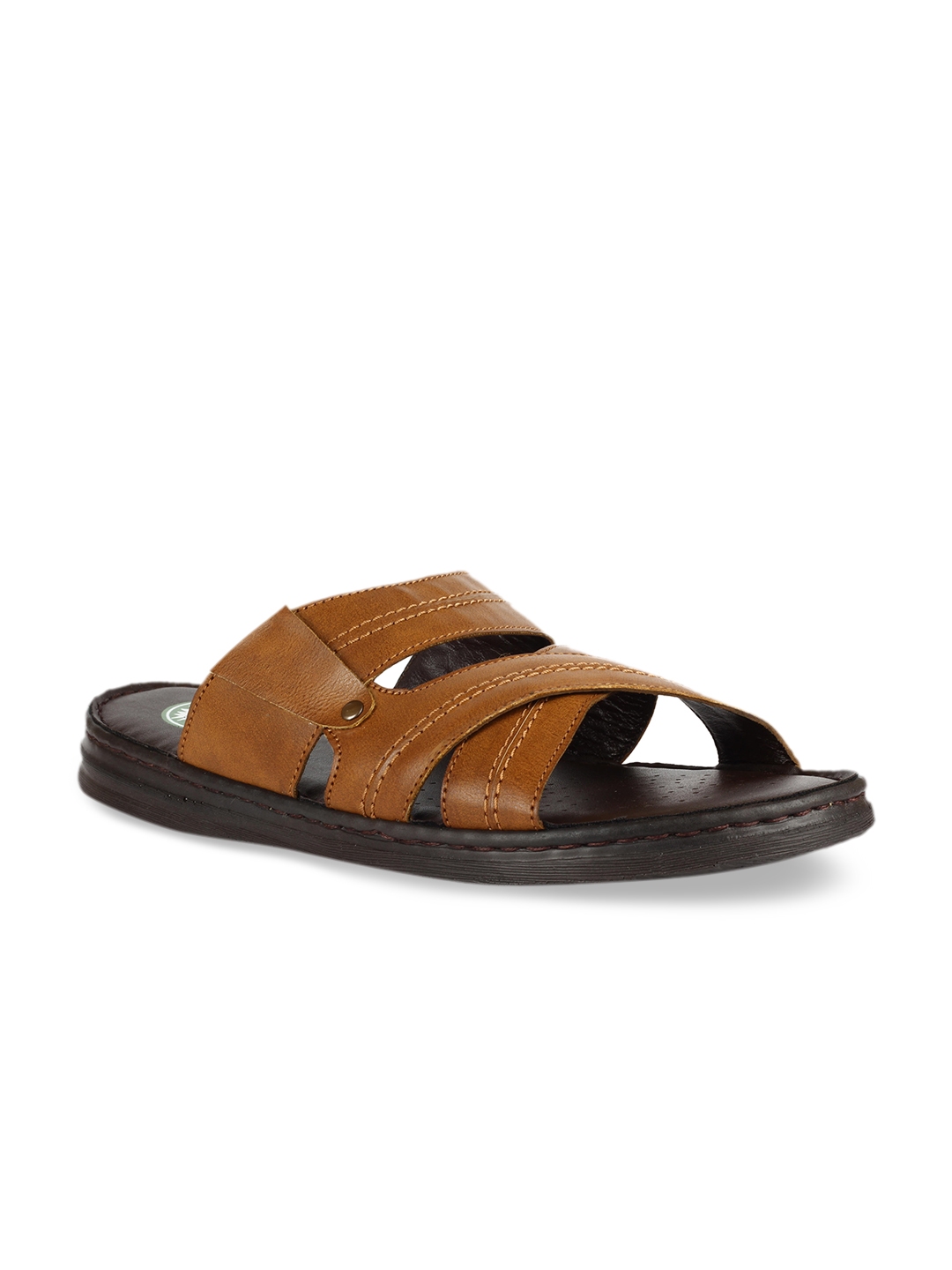 franco leone tan sandals
