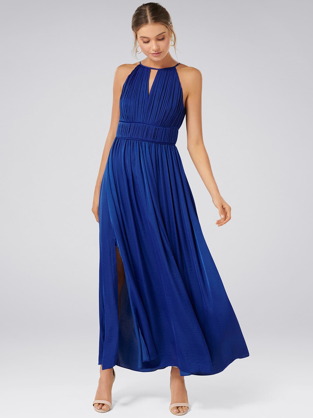 Buy Forever New Women Blue Maxi Dress - Dresses for Women 10211811 | Myntra