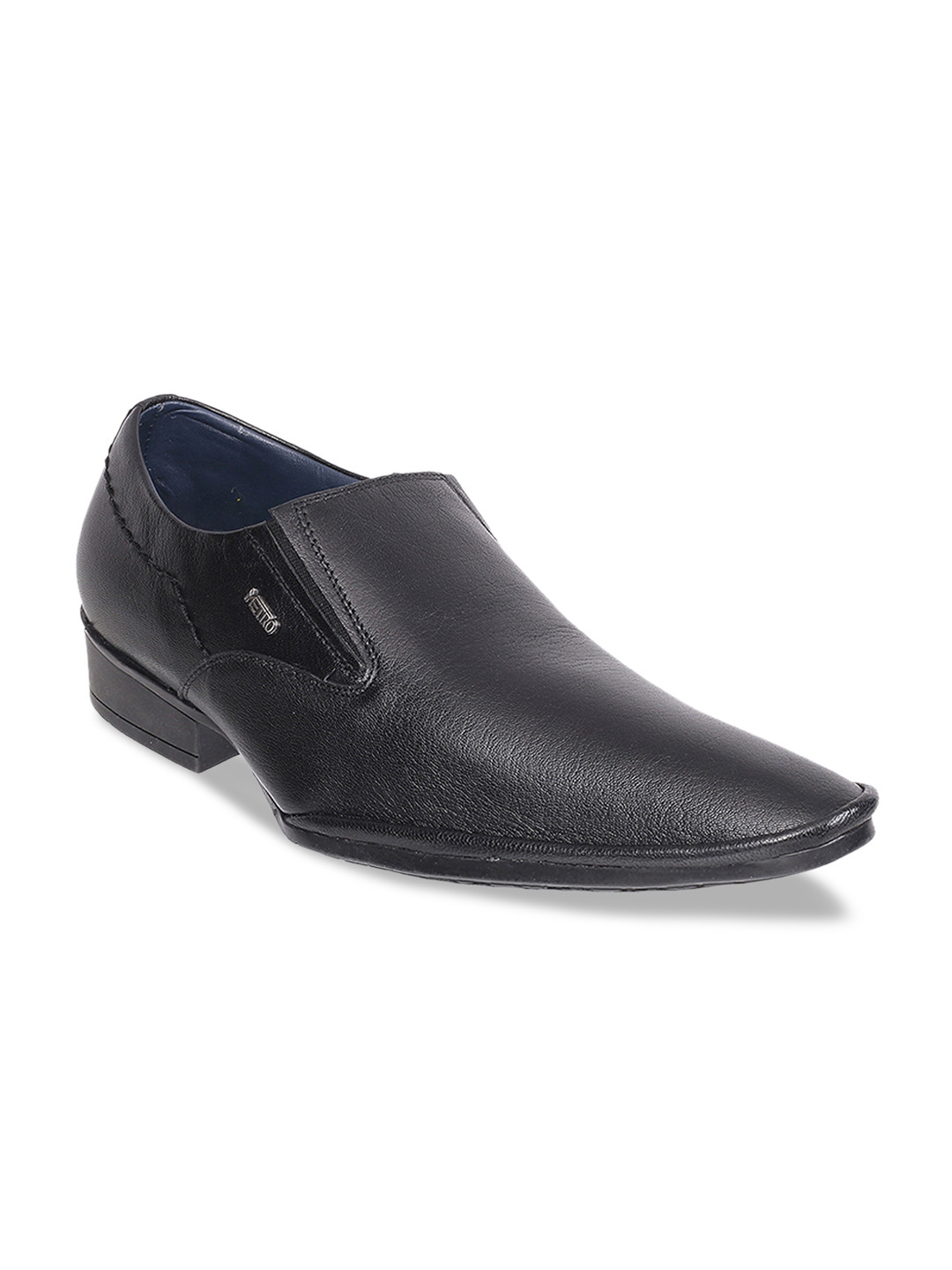 myntra black formal shoes