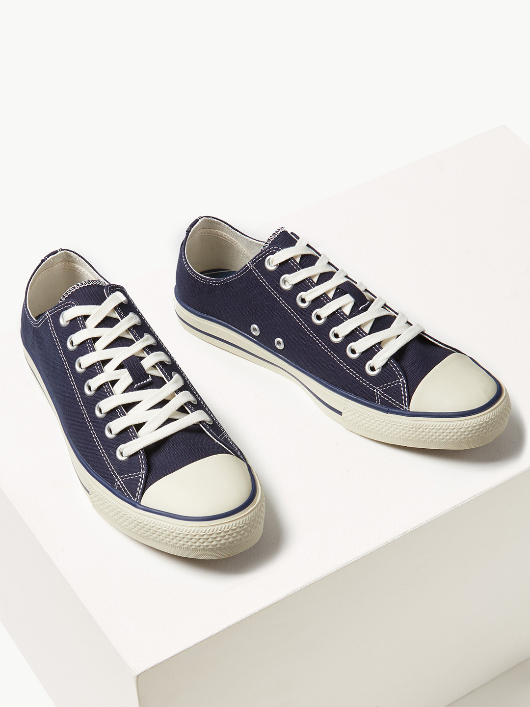 navy blue court shoes marks and spencer