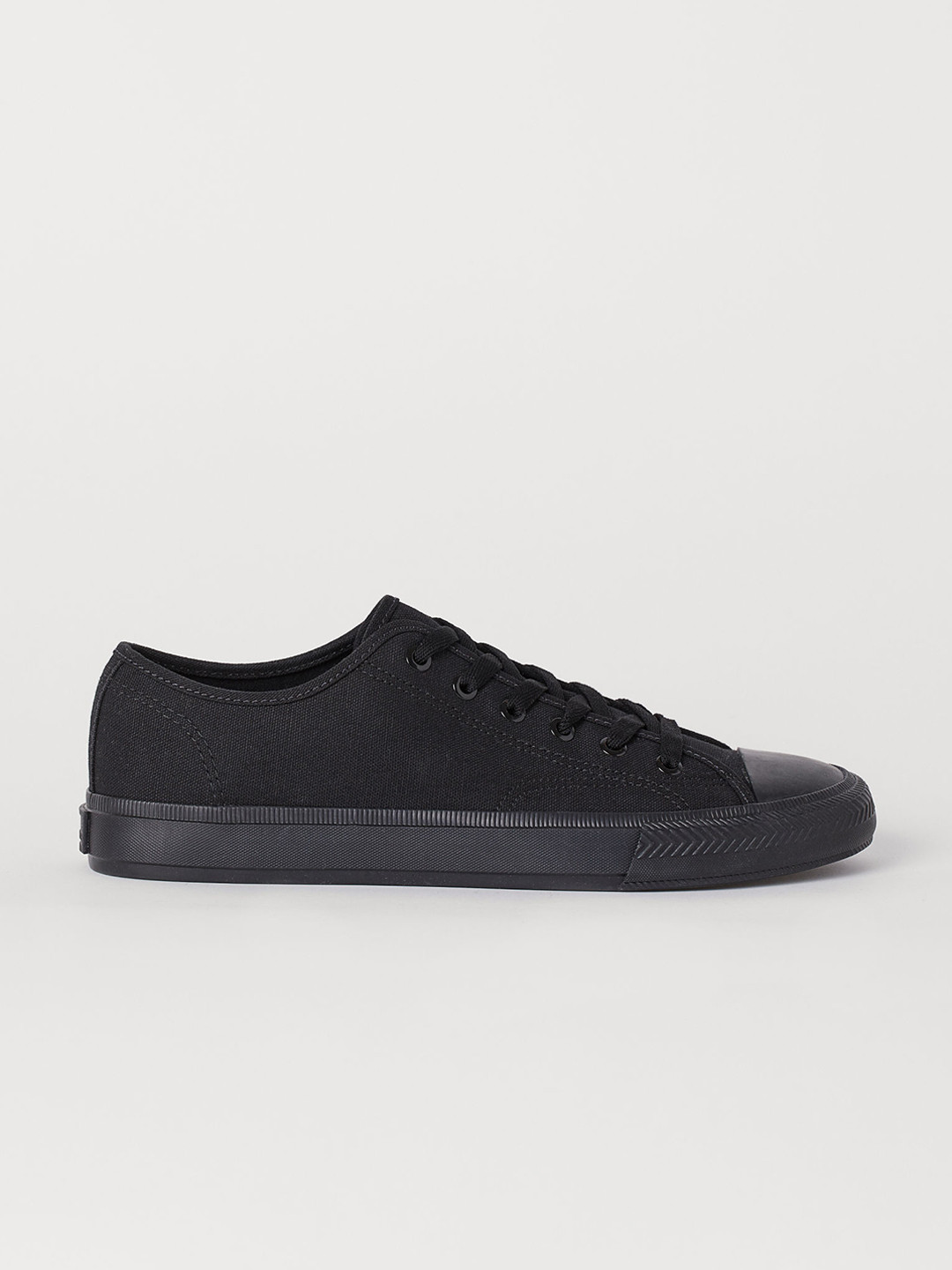 Buy H&M Men Black Solid Canvas Shoes Casual Shoes for Men 10435674