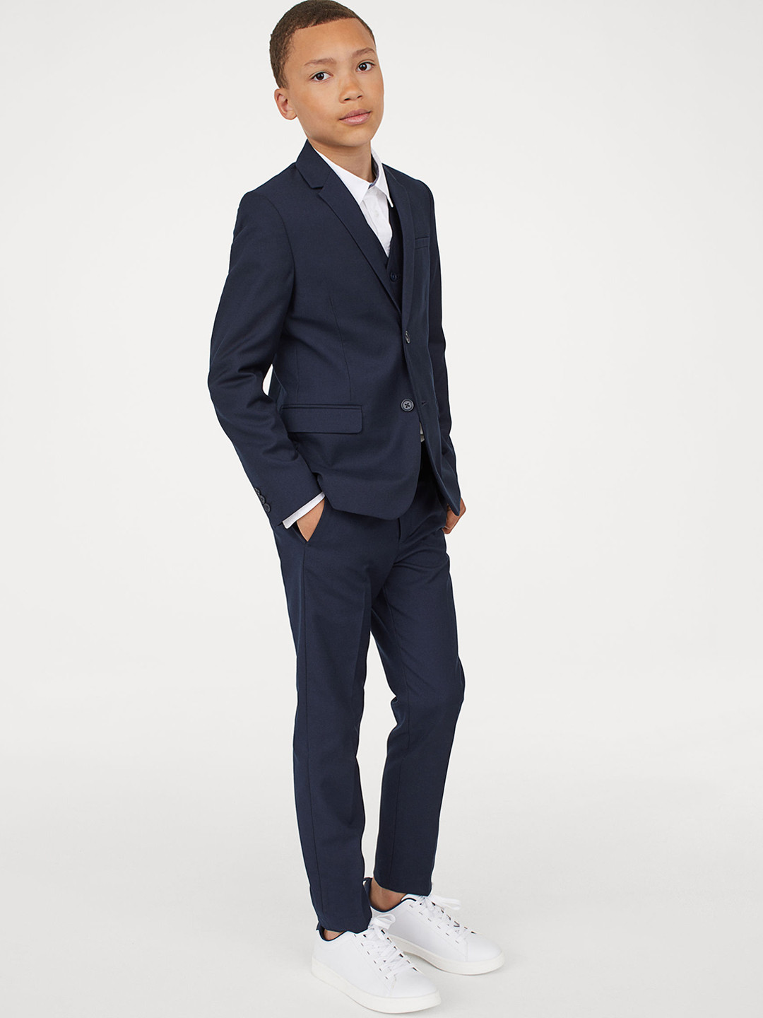 Buy H&M Boys Blue Suit Trousers Trousers for Boys 10431636 Myntra