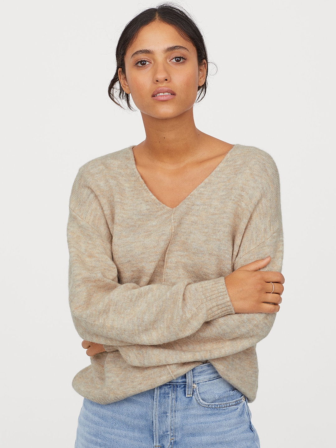 beige sweat set