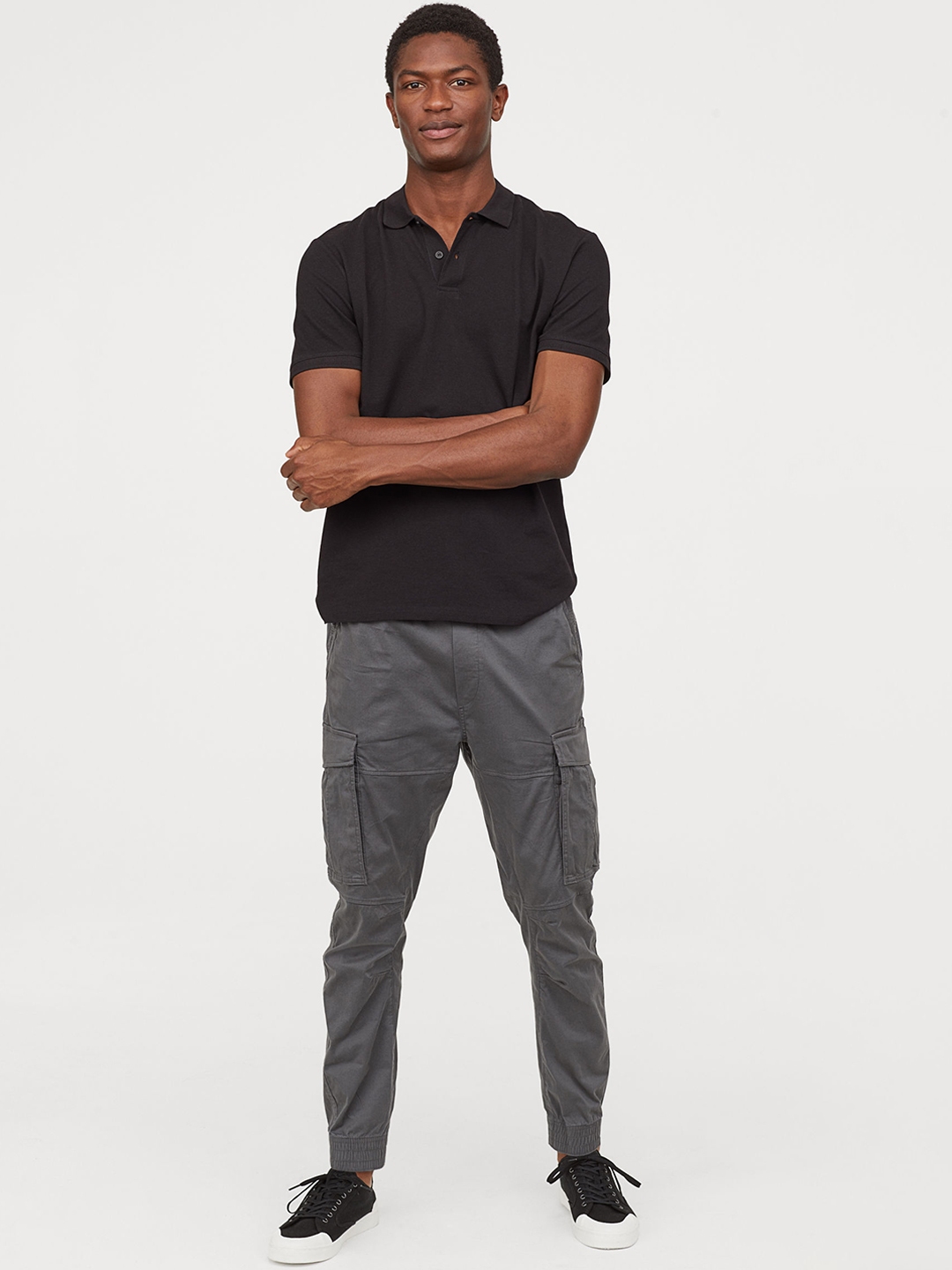 h&m cargo joggers mens