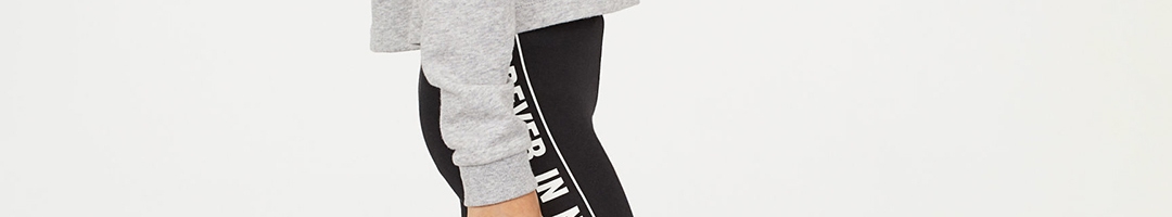 Buy H&M Girls Black Printed Jersey Leggings - Leggings for Girls ...