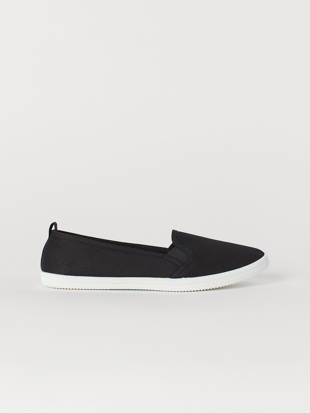 Buy H&amp;M Women Black Slip On Trainers Casual Shoes for