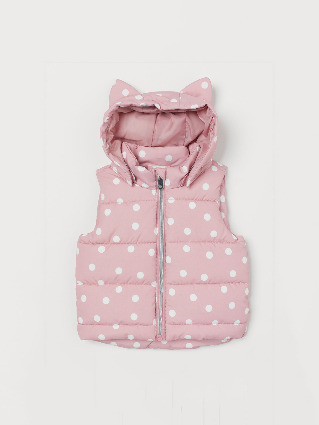 Buy H&M Women Pink Printed Padded Gilet Jackets for Unisex Kids
