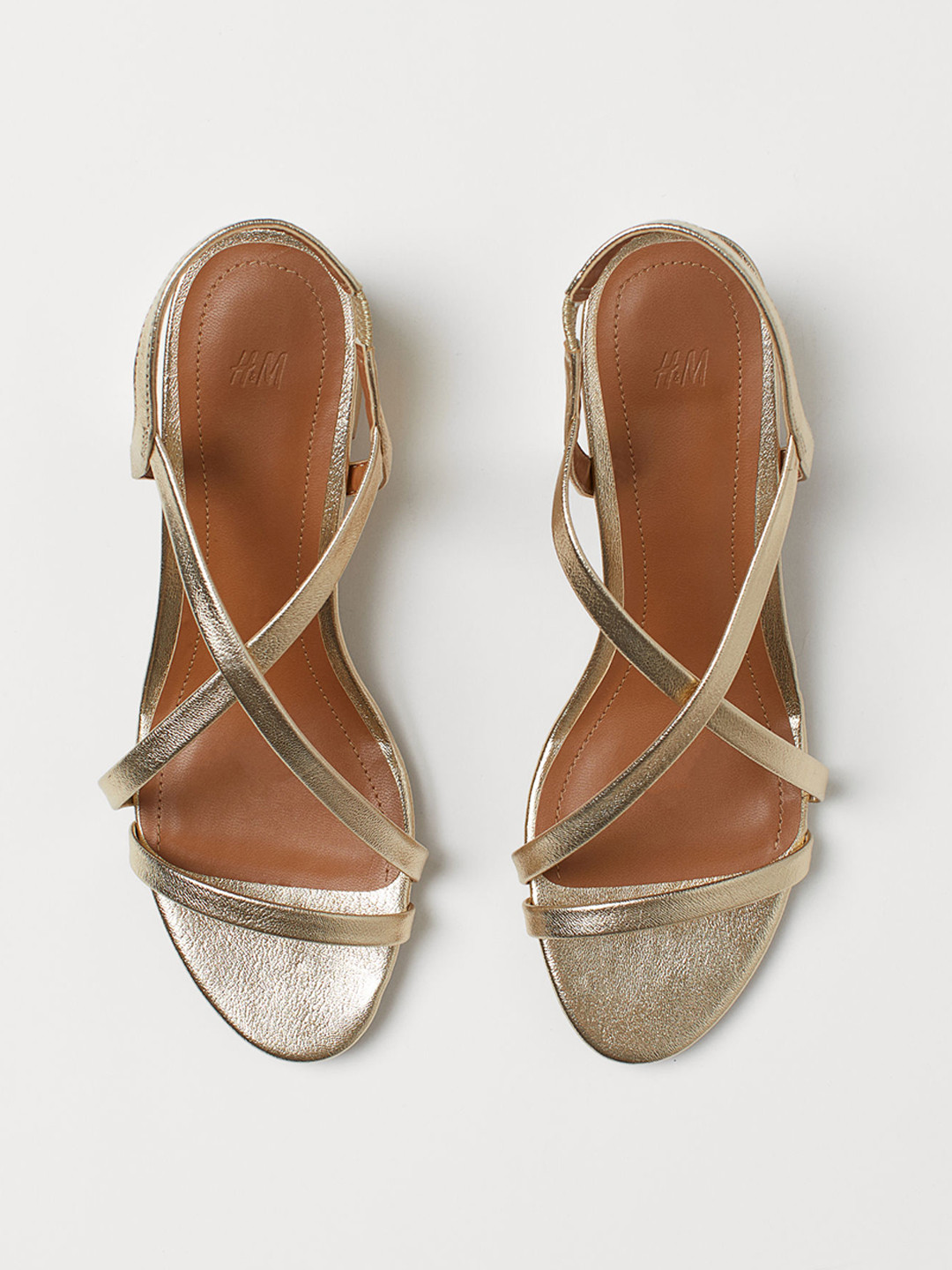 Buy H&M Women Gold Toned Heels Heels for Women 10438812 Myntra