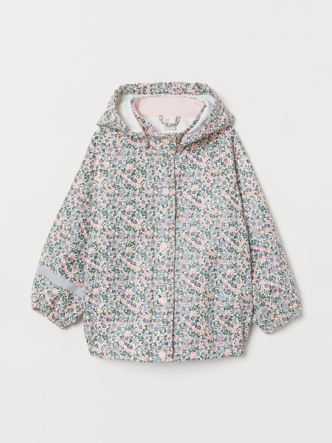 Buy H&M Kids Multicoloured Printed Rain Jacket Jackets for Unisex