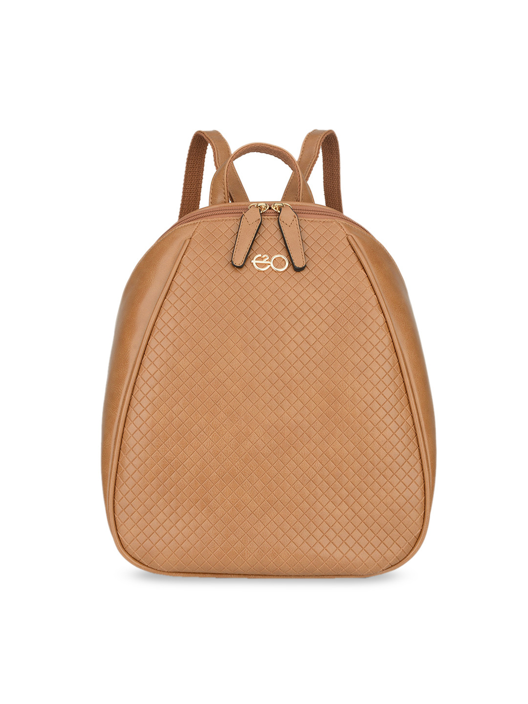 Buy E2O Women Khaki Solid Backpack Backpacks for Women 10452196 Myntra