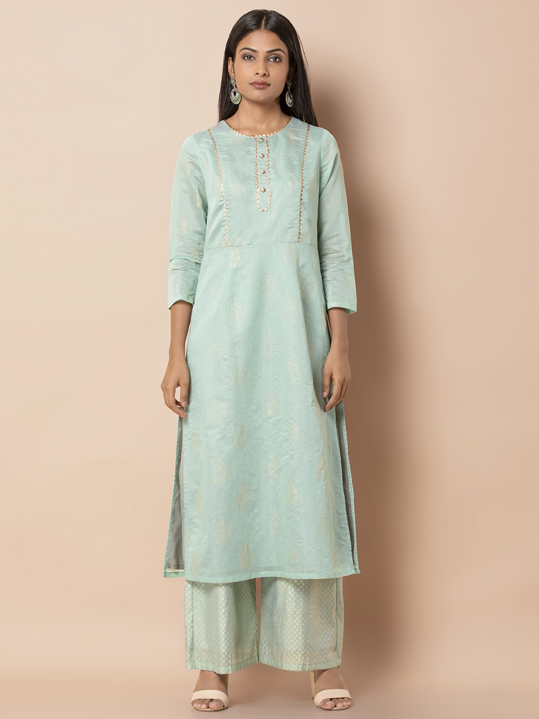 indya blue kurta