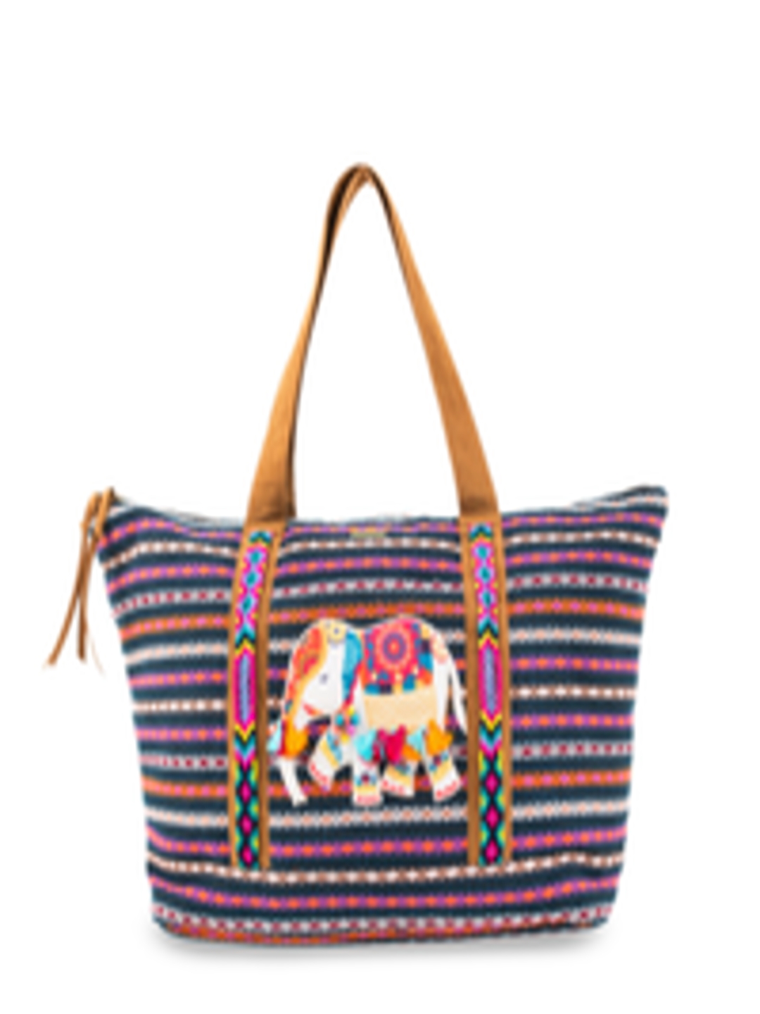 Buy Chumbak Multicoloured Self Design Shoulder Bag - Handbags for Women ...