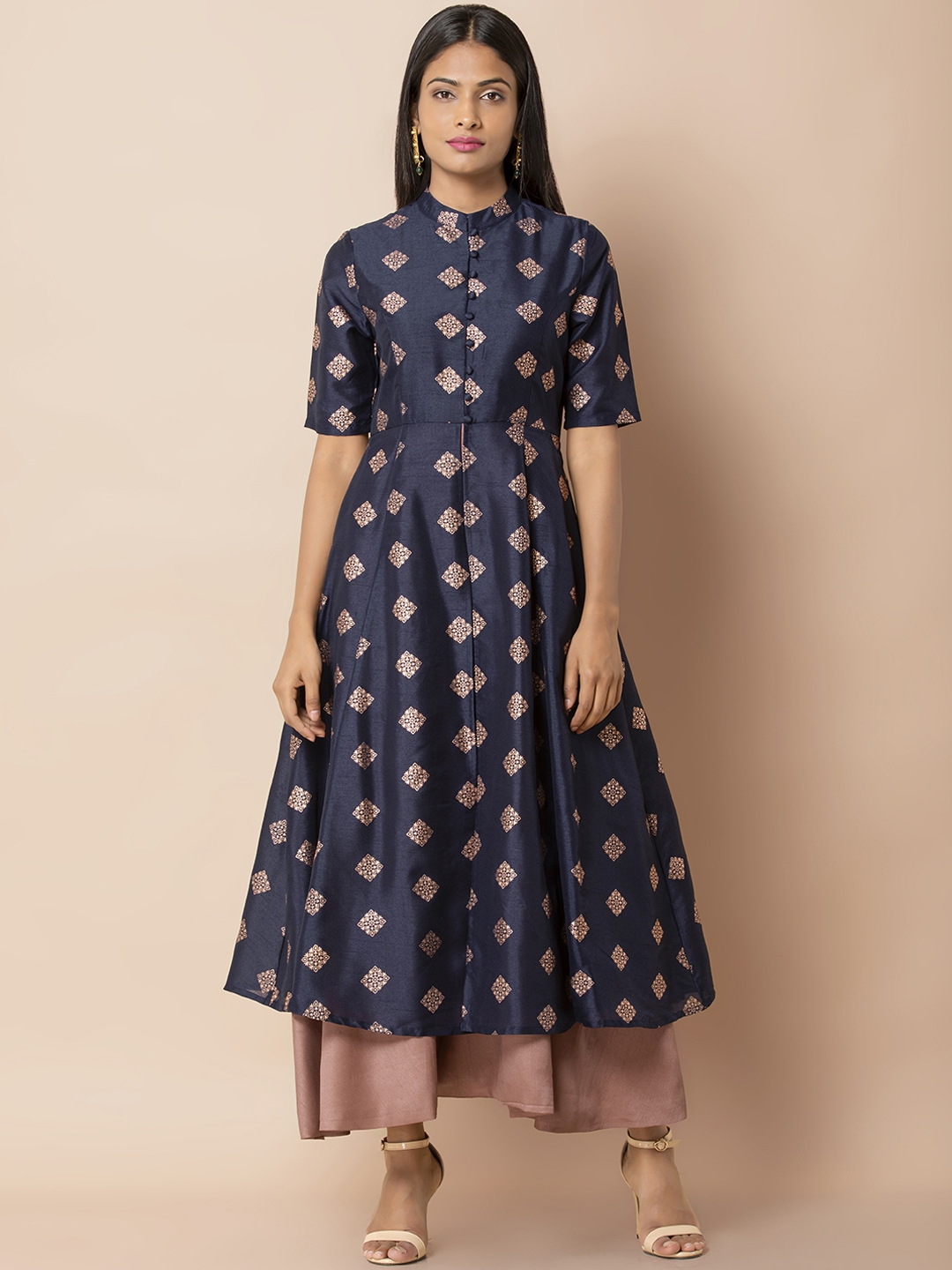 indya blue kurta