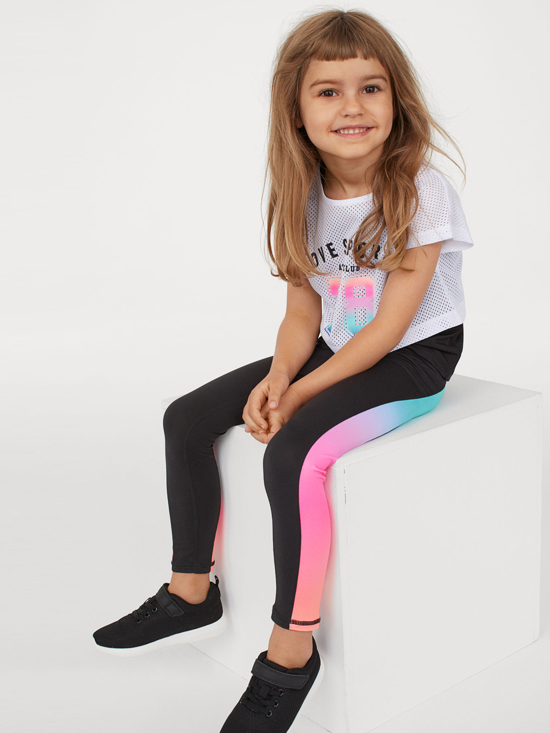 Buy H&M Girls Black Sports Tights Leggings for Girls 10458530 Myntra