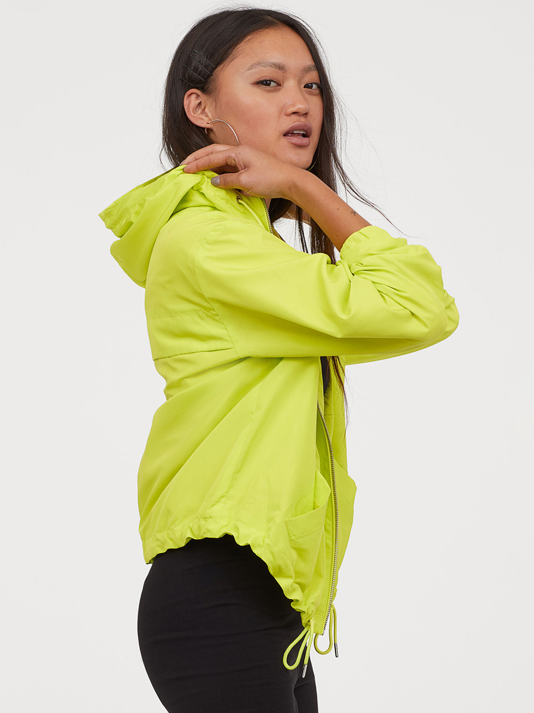 Buy H&M Women Solid Hooded Jacket Jackets for Women 10458308 Myntra