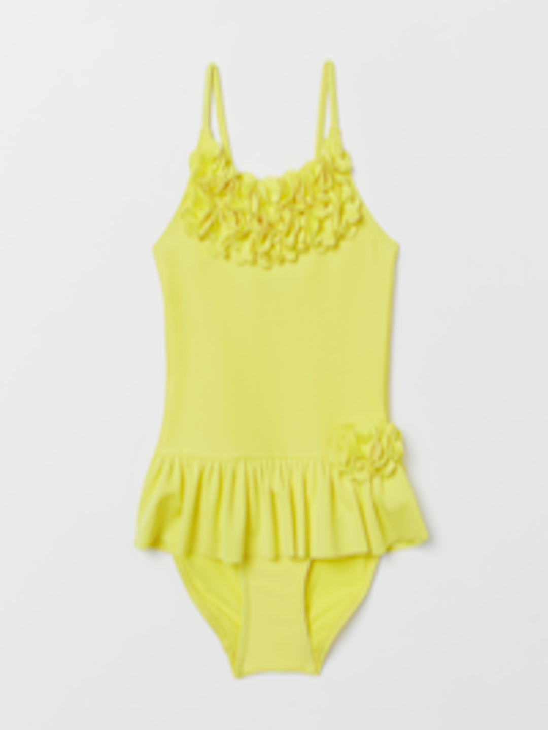 Buy H&M Girls Solid Swimsuit With Applique - Swimwear for Girls ...