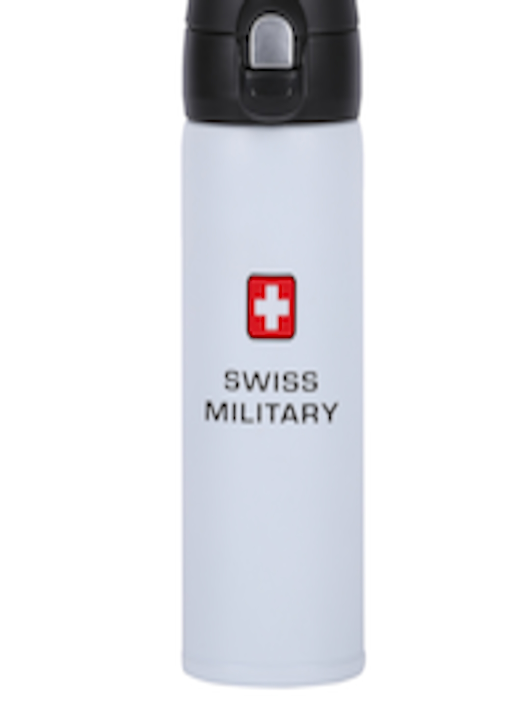 Buy SWISS MILITARY Unisex White & Black Stainless Steel Water Bottle ...