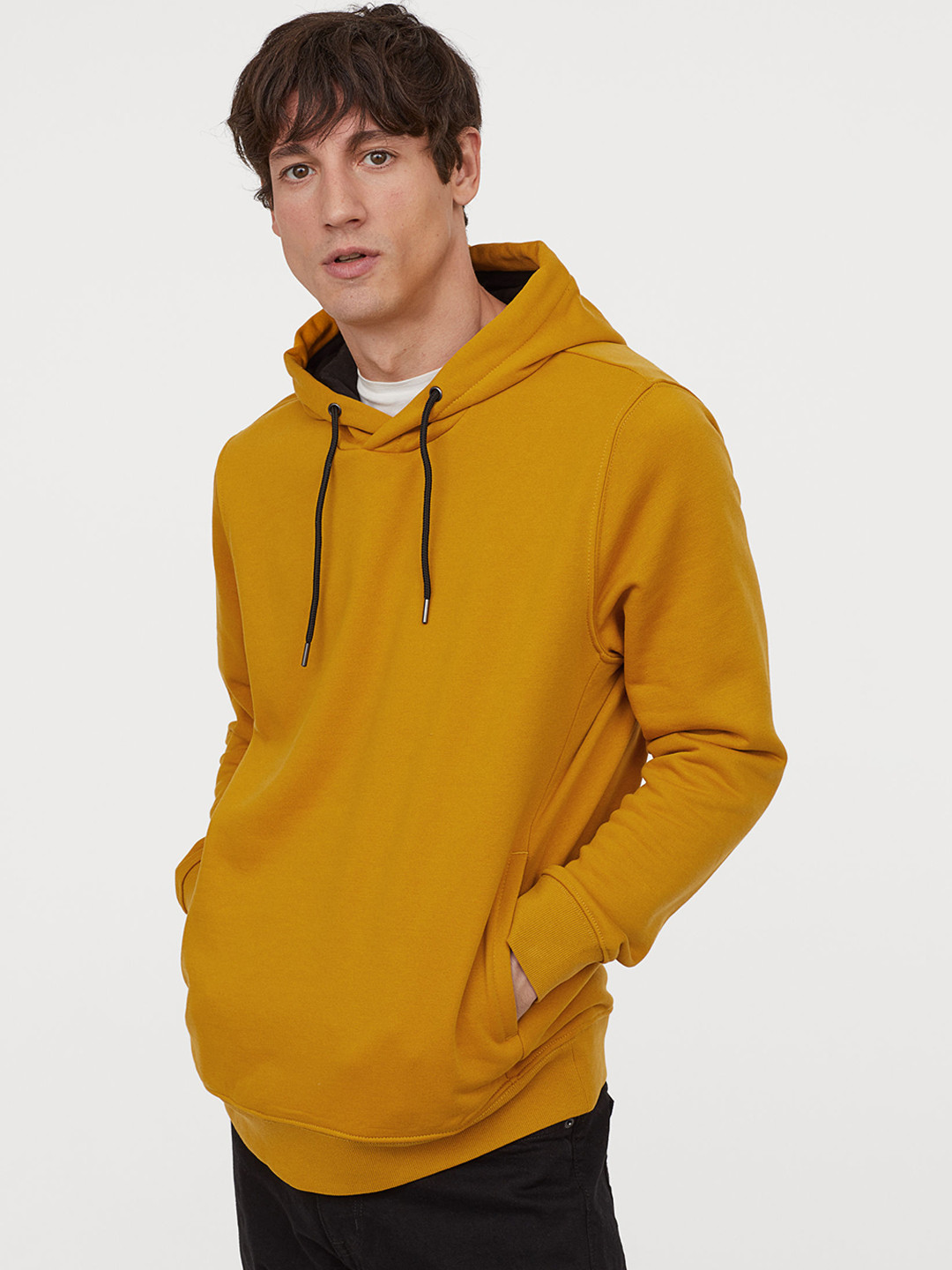 safety yellow hooded sweatshirts