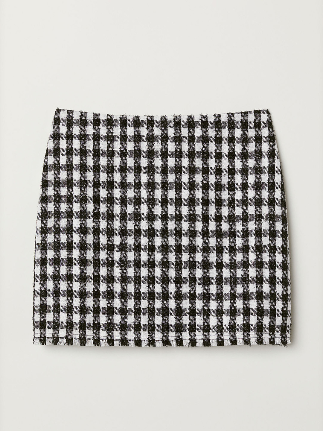 Buy H&M Women Black & White Textured Skirt Skirts for Women 10470172