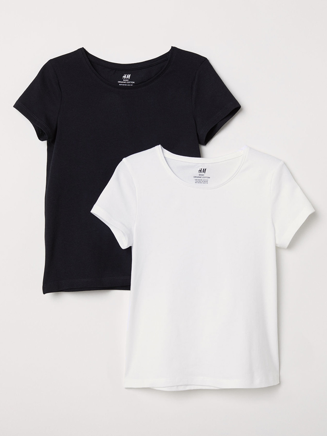 Buy H&M Girls 2 Pack T Shirts Tshirts for Girls 10469008 Myntra