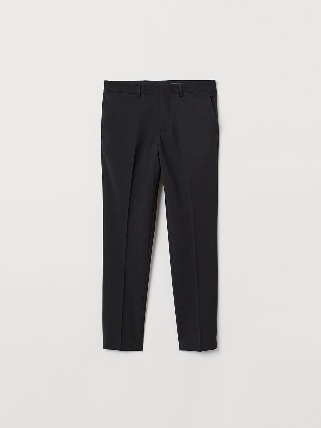 Buy H&M Men Black Suit Trousers Skinny Fit Trousers for Men 10470142