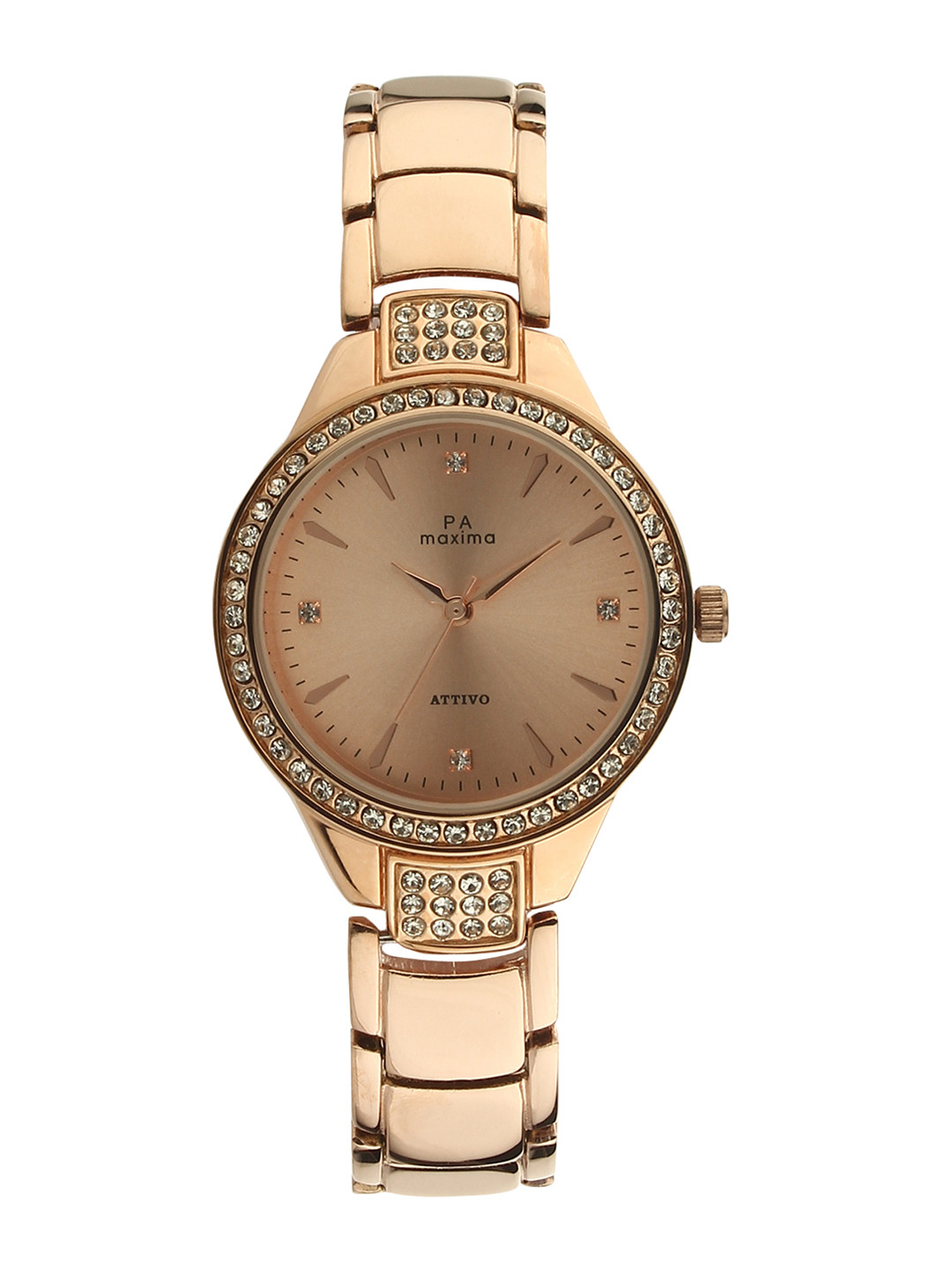 Buy Maxima Women Rose Gold Analogue Watch O 56980BMLR Watches for