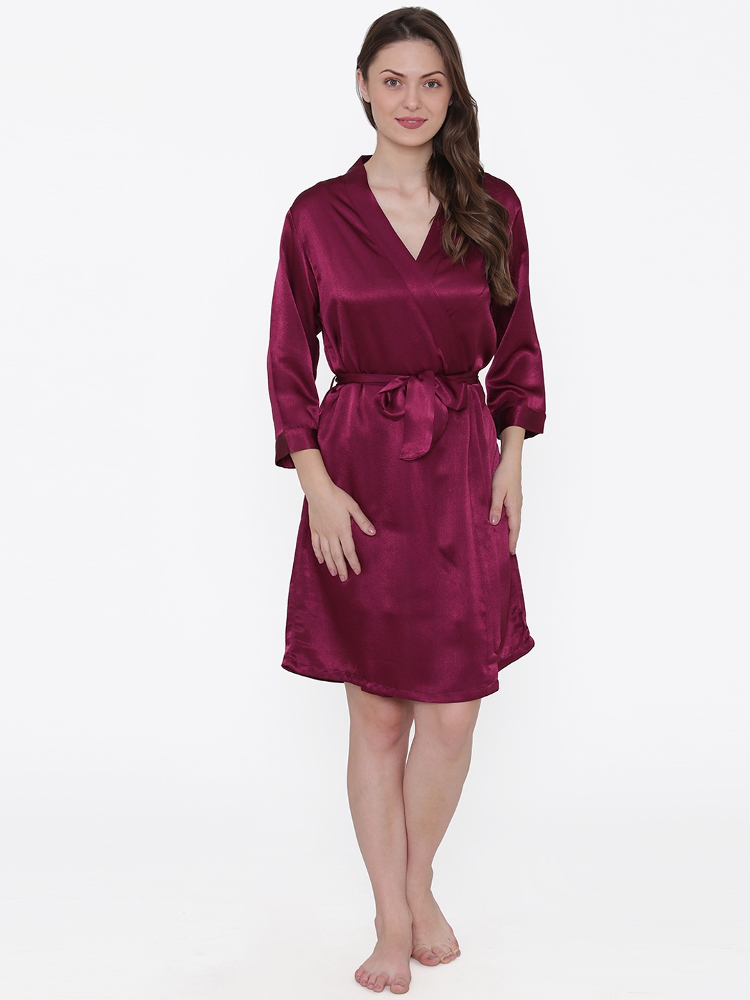 women's robe knee length
