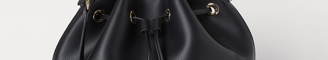 Buy H&M Black Solid Bucket Bag - Handbags for Women 10477242 | Myntra