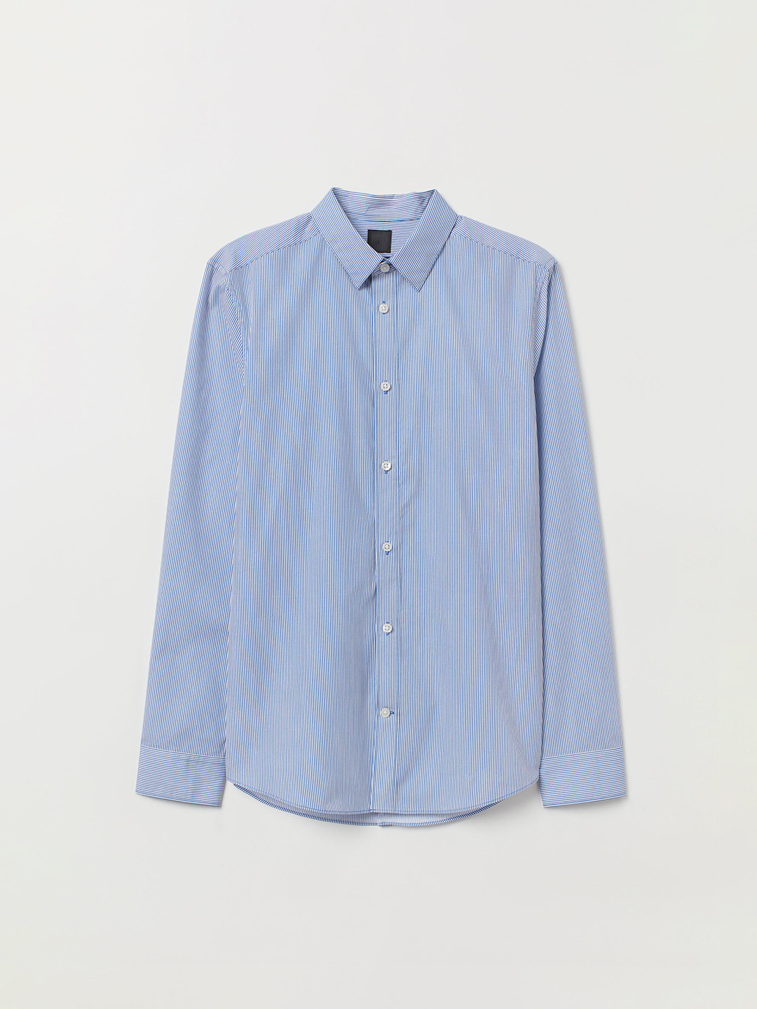 Buy H&M Men Blue Easy Iron Shirt Slim Fit Shirts for Men 10468344 Myntra