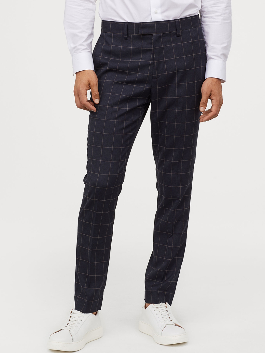 Buy H&M Men Suit Trousers Skinny Fit - Trousers for Men 10478372 | Myntra