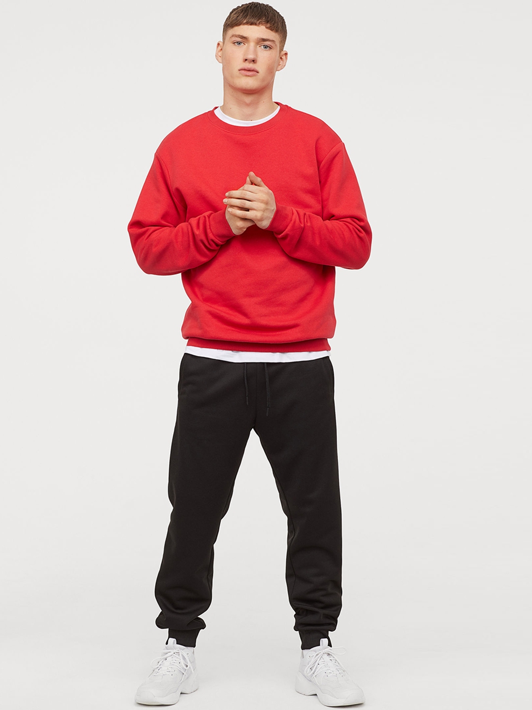 mens black sports trousers