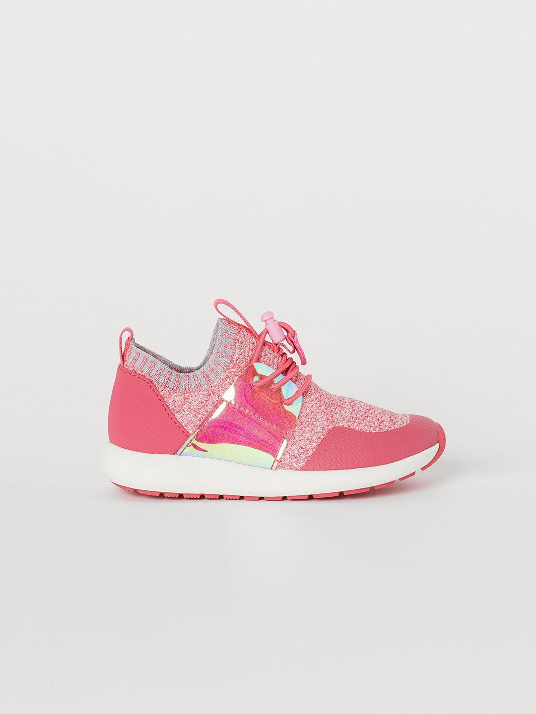 Buy H&M Girls Pink Fully Fashioned Trainers Casual Shoes for Girls
