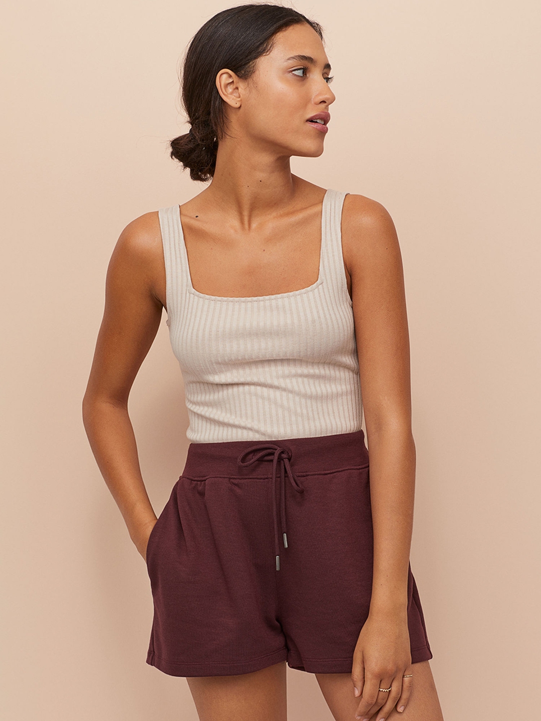 h and m sweat shorts