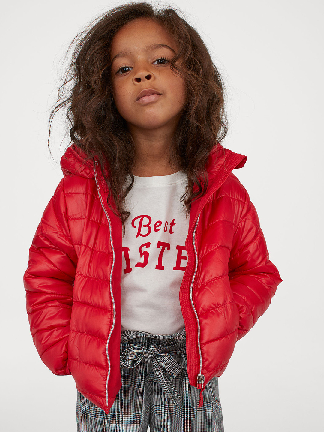 Buy H&M Girls Red Padded Lightweight Jacket Jackets for Girls