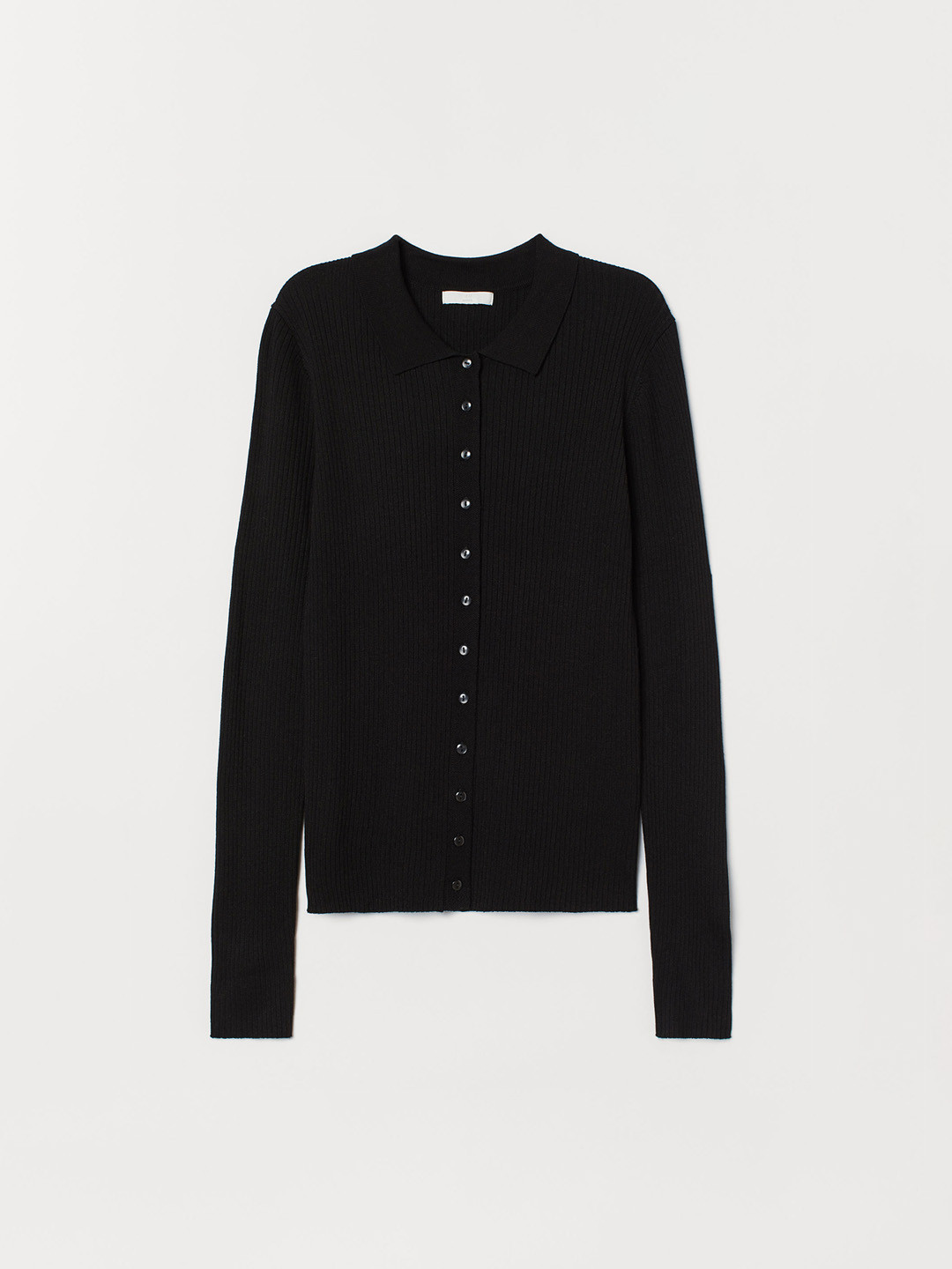 Buy H&M Women Black Solid Fine Knit Cardigan Sweaters for Women