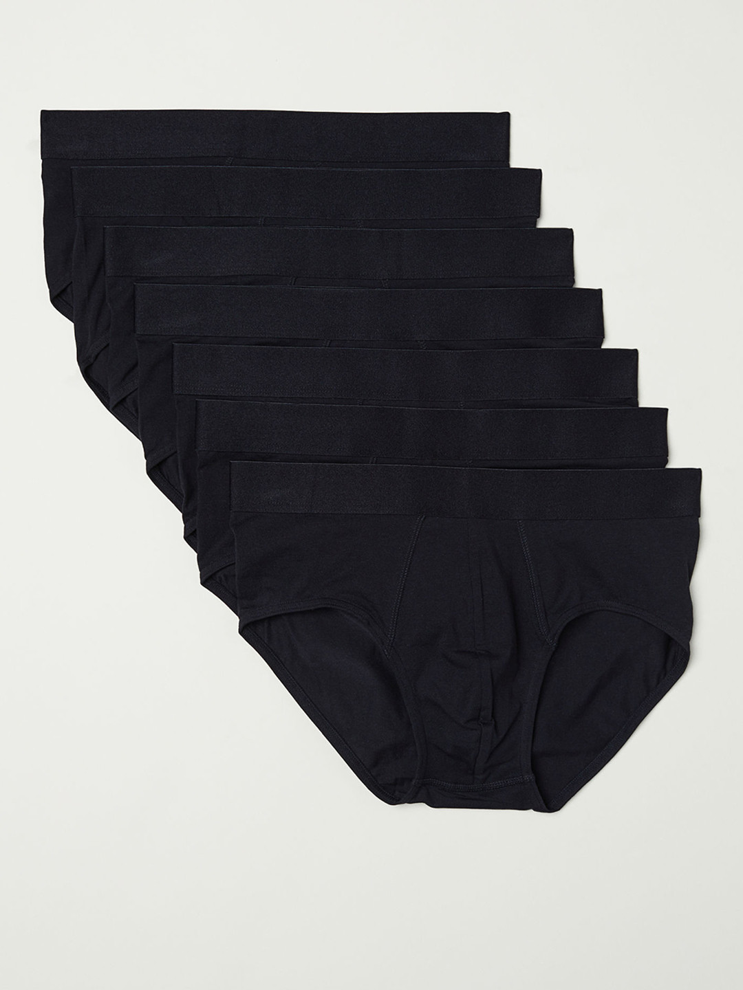 Buy H&M Men Black 7 Pack Briefs Briefs for Men 10470282 Myntra