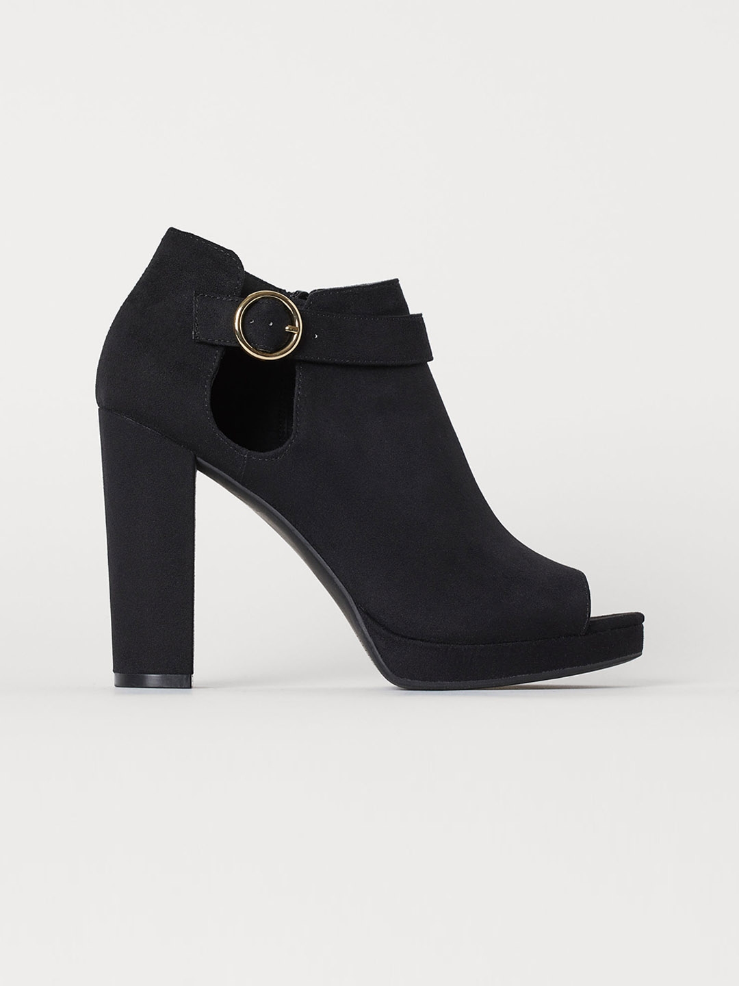 h&m black high heels