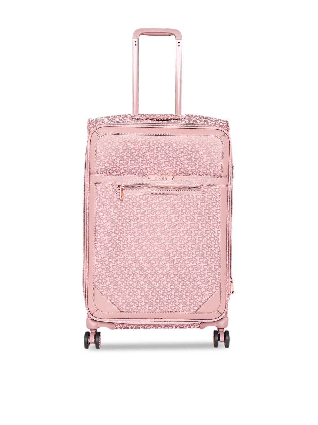 Pink dkny suitcase new arrivals