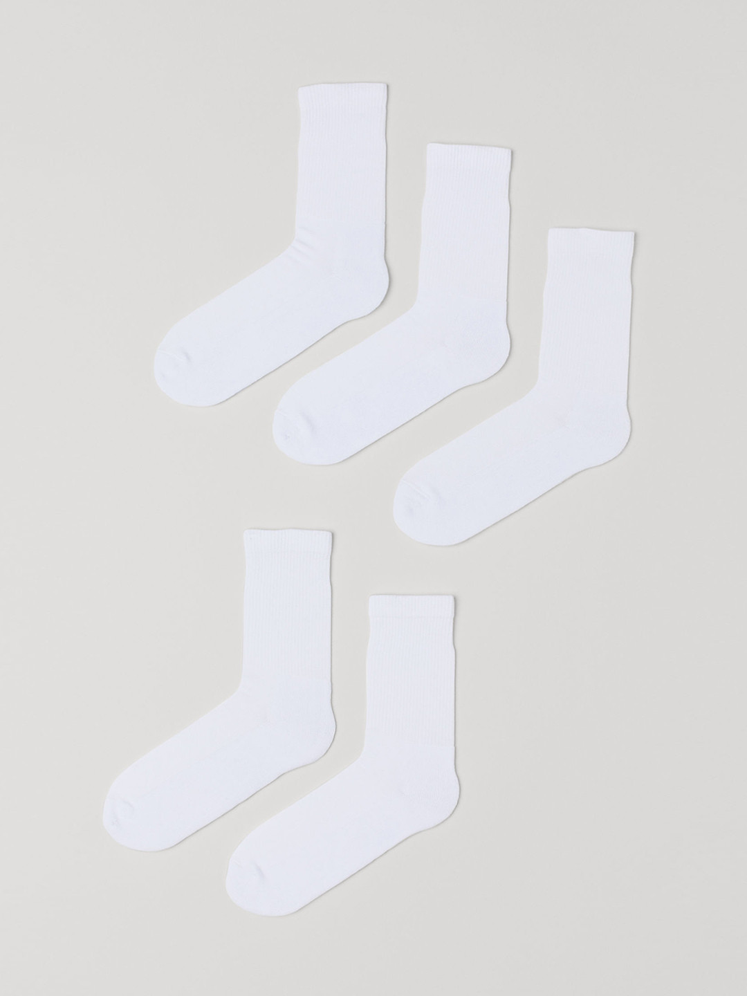 Buy H&M Men White 5 Pack Socks Socks for Men 10488356 Myntra