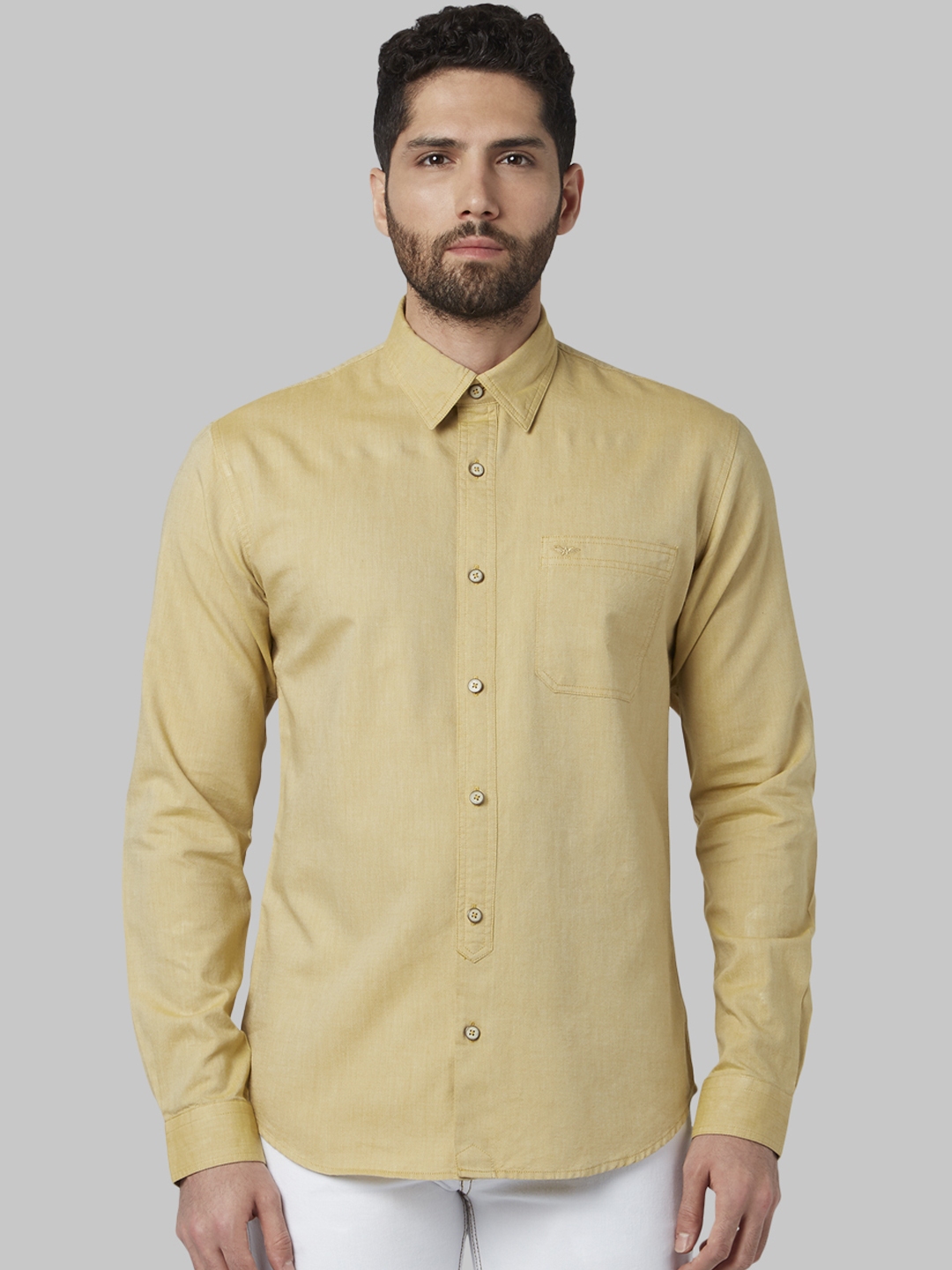 mustard yellow shirt matching pant