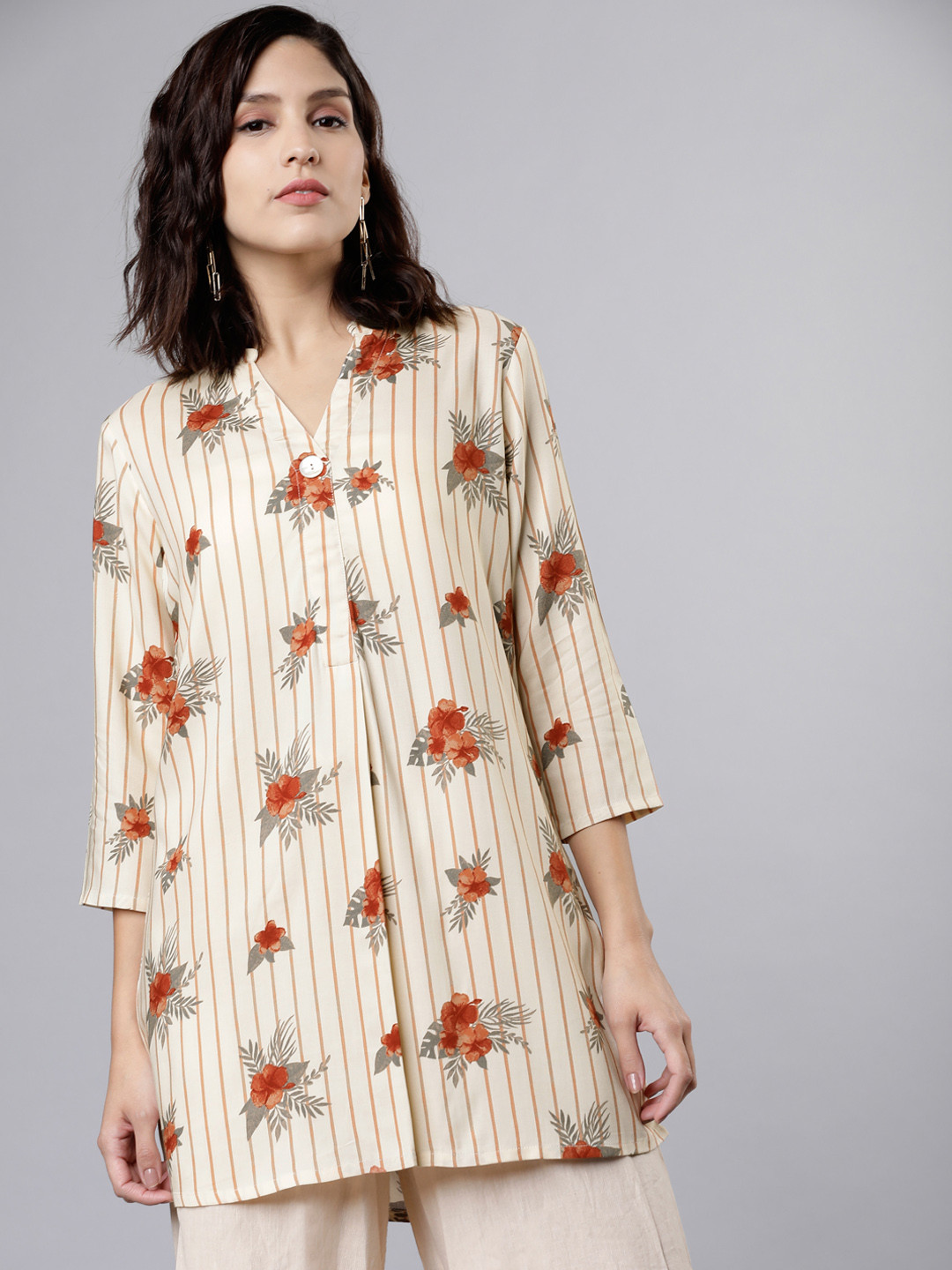 Buy Vishudh Women Printed Longline Tunic Tunics for Women 10490792