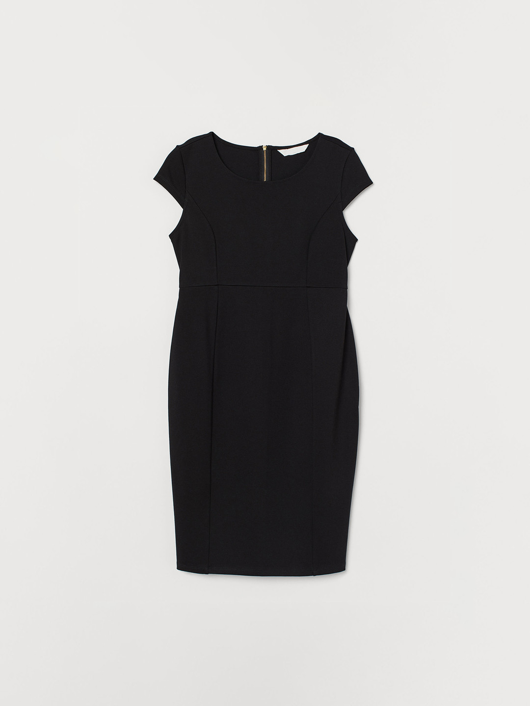 Buy H&M Women Black Solid MAMA Fitted Sustainable Dress Dresses for